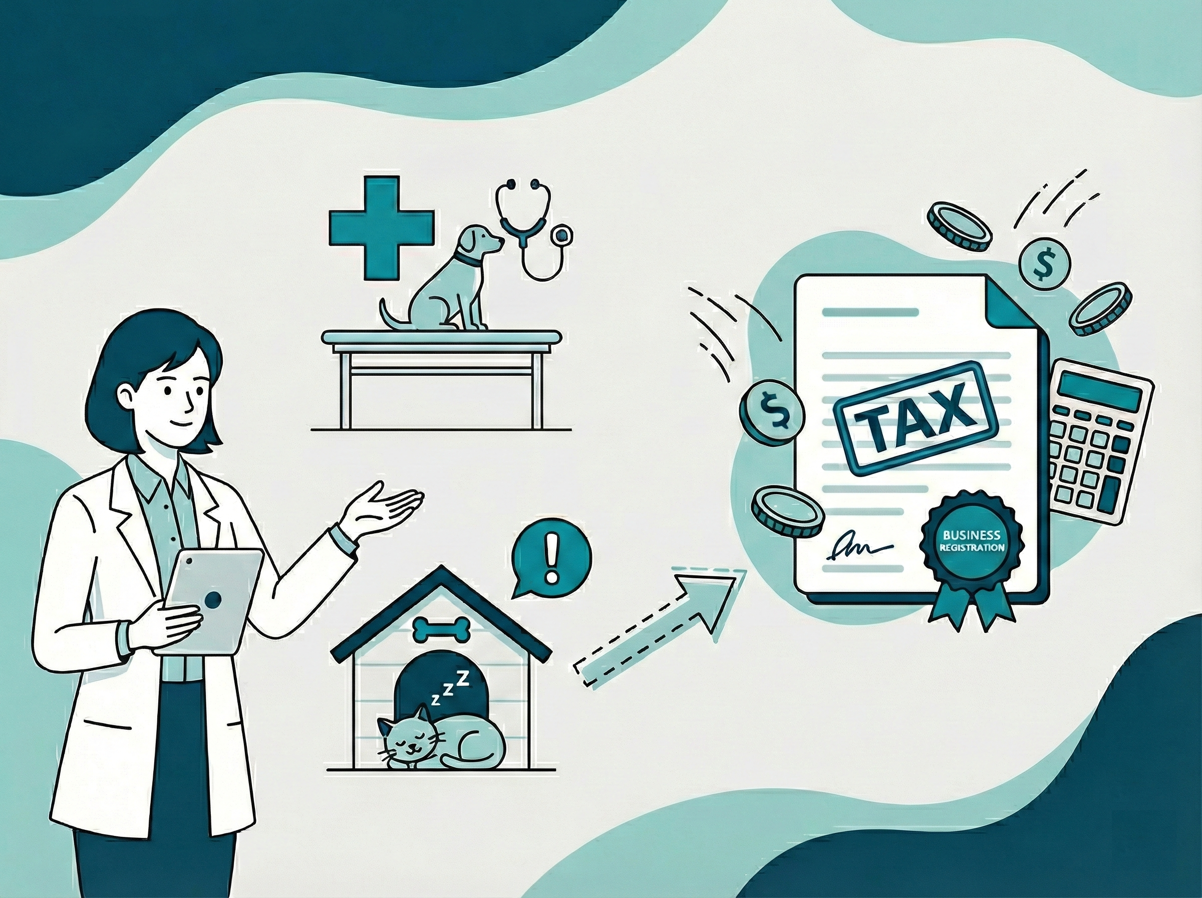 獸醫兼營寵物旅館 需辦稅籍登記與申報營業稅